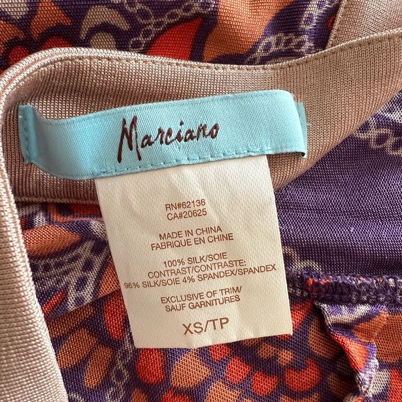 Marciano 100% Silk Summer Print Halter Dress - Picture 4 of 7